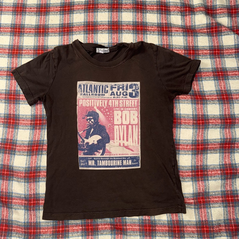 SOLD: Bob Dylan Brown Graphic T-Shirt